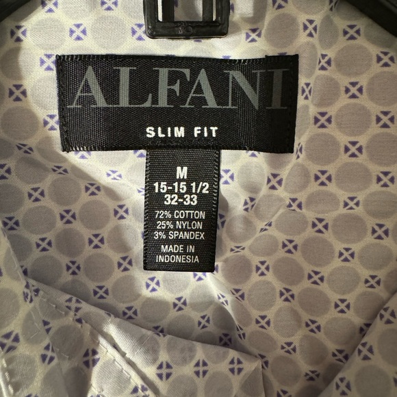 New Alfani Button Down Shirt - Picture 15 of 16